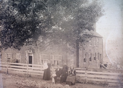 Joseph Fultz estate in Hamburg, Shenandoah County, Virginia c. 1895